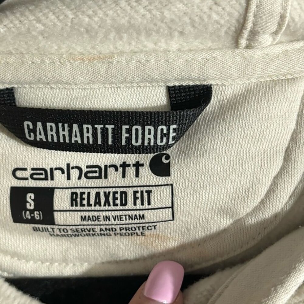 Carhartt Womens Force Relaxed Fit Lightweight Graphic Hoodie - Picture 5 of 6